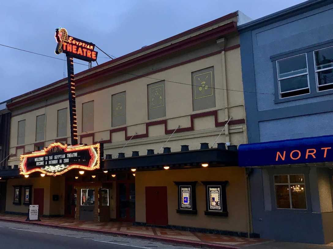 Egyptian Theatre in downtown Coos Bay, Oregon