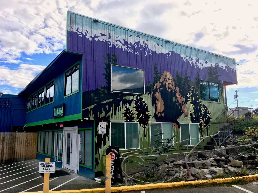 The Hidden Bush & Squatch Merch Bigfoot gift shop in Port Angeles Washington