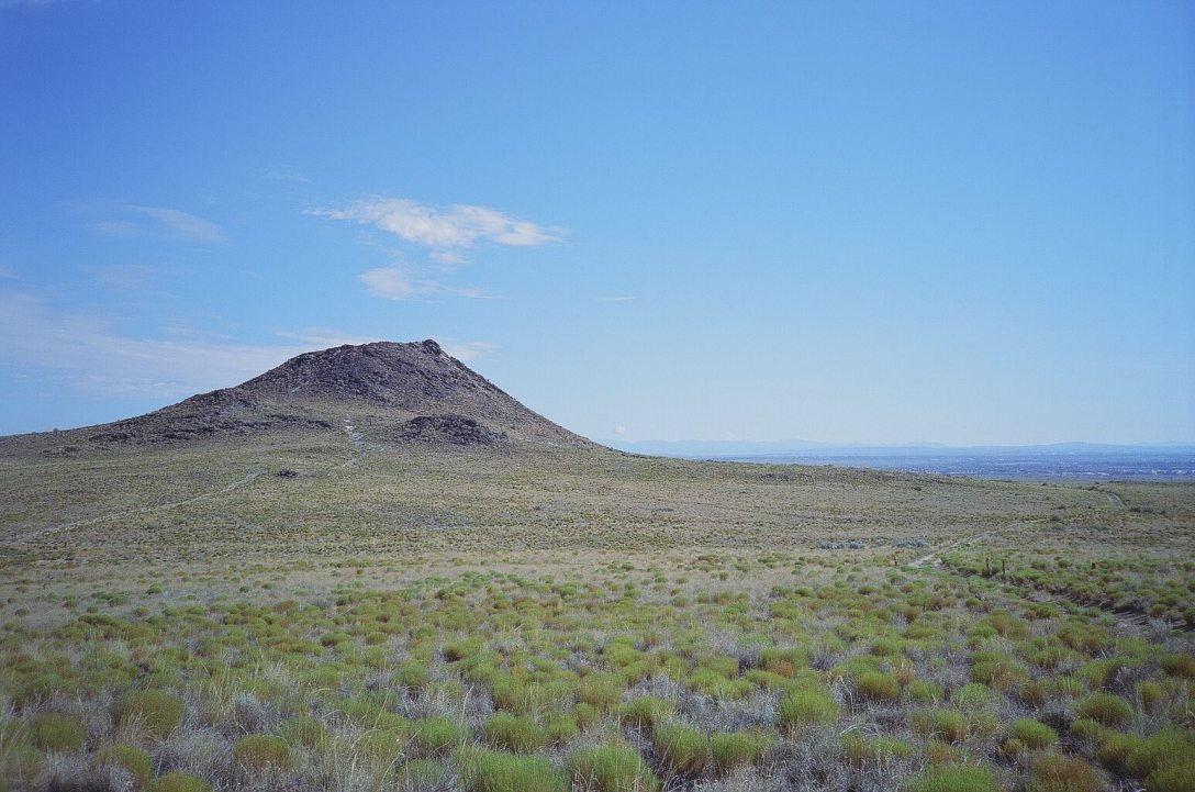 Expired Kodak Elite Chrome 35mm Expired film photograph Volcano at Petroglyph National Monument Albuquerque New Mexico