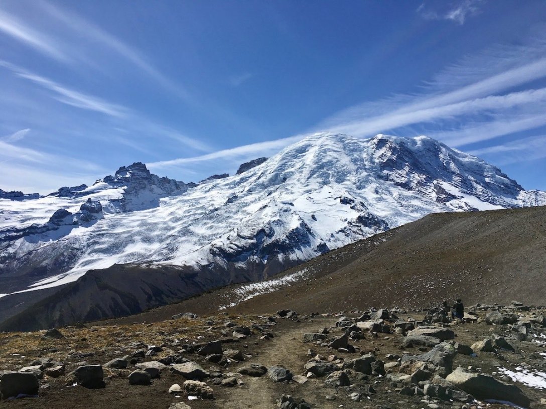 Mount Rainier view from First Burroughs