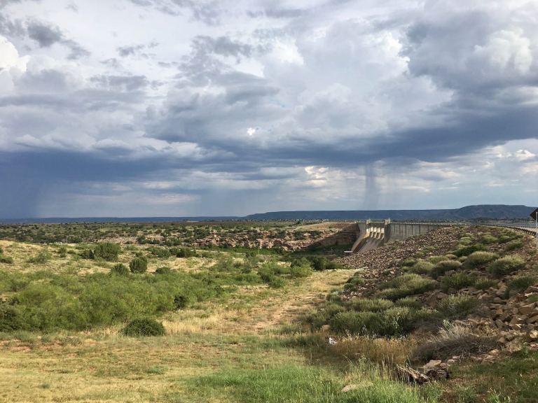 Conchas Lake Dam, Monsoon season in New Mexico's